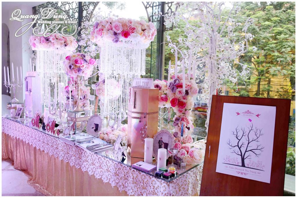 Hình ảnh trang trí sự kiện cưới Phong - Trang tại Trống Đồng Palace